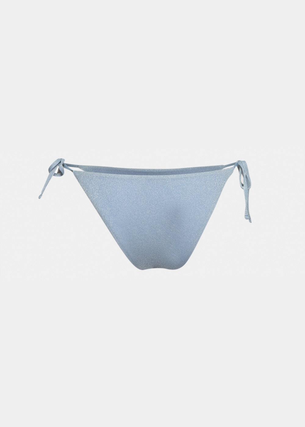 Cuba Bikini Bottom - Shimmery Blue Dacron